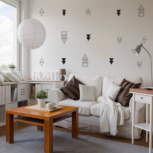 Triangle Mix Set - Wall Decal