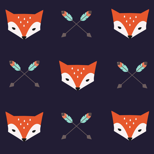 Foxy - Removable Wallpaper