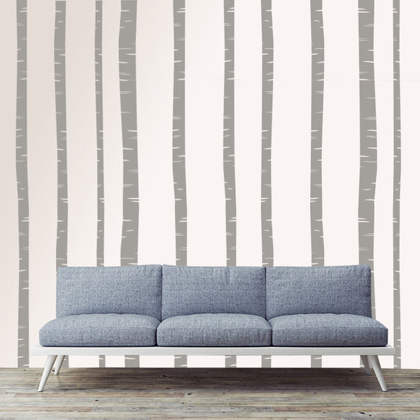 Birch Trees Set - Wall Decal