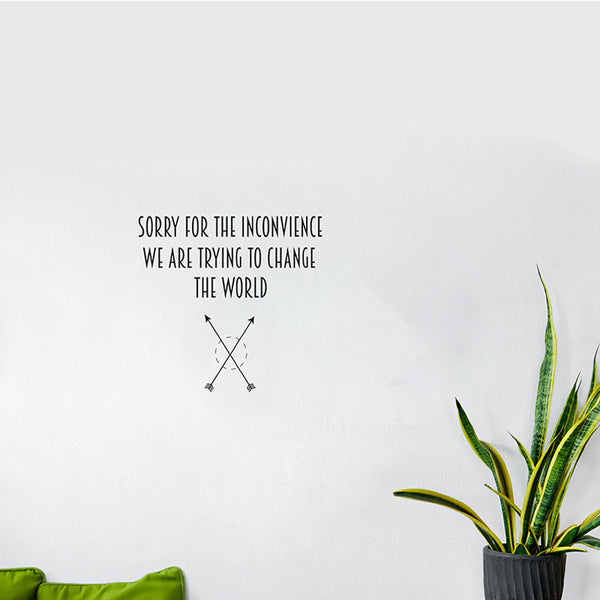 Change The World - Wall Words Decal