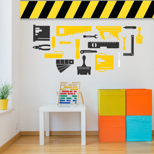 Kid's Construction Set - Wall Decal