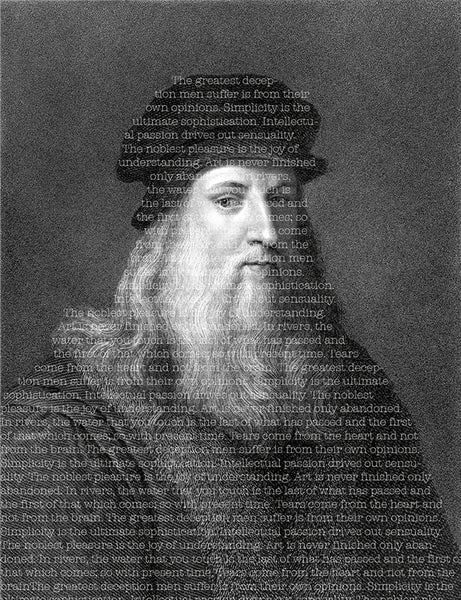 Leonardo da Vinci - Canvas Print
