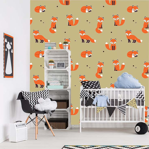 Fox  - Removable Wallpaper