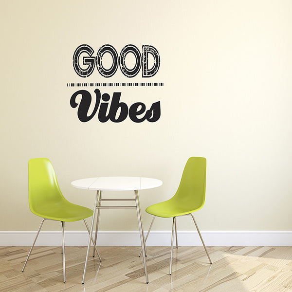 Good Vibes - Wall Words Decal