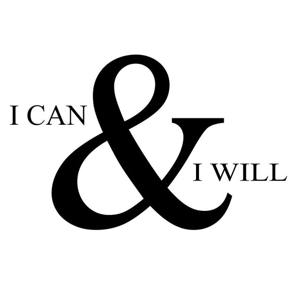 I Can & I Will - Canvas Print