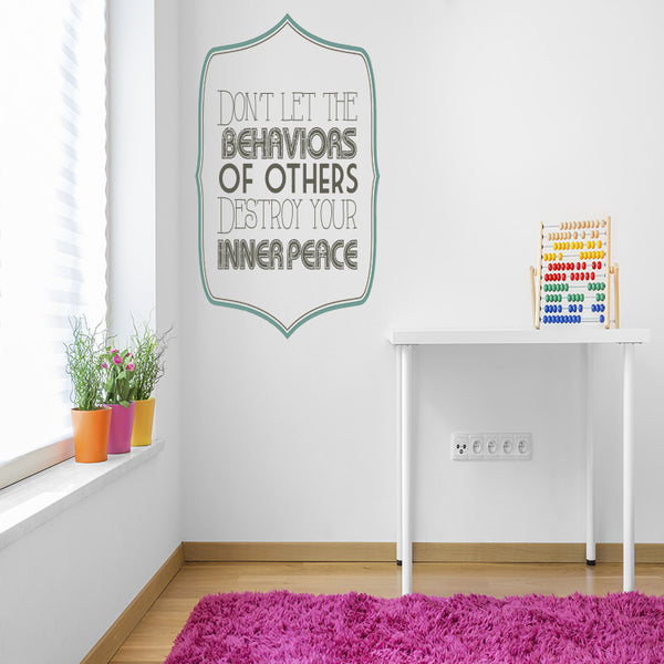 Inner Peace - Wall Words Decal