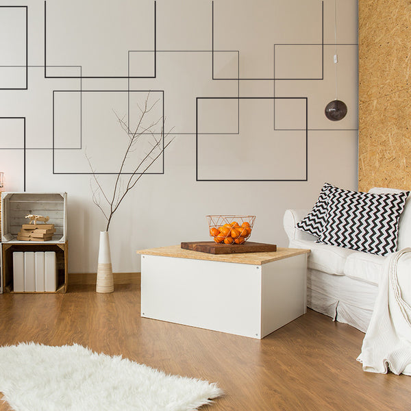 Retro Rectangles - Wall Decal