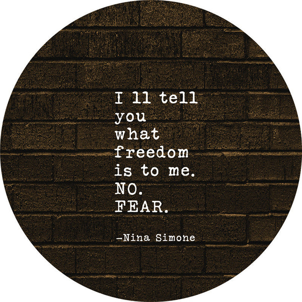 Nina Simone Quote (Poster) - Wall Words Decal