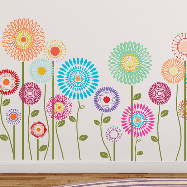 Kid's Flowers - Wall Decal