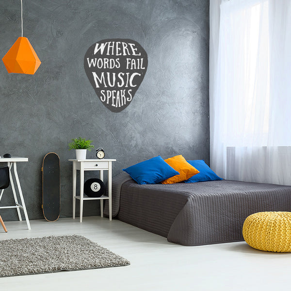 Music Speaks - Wall Decal