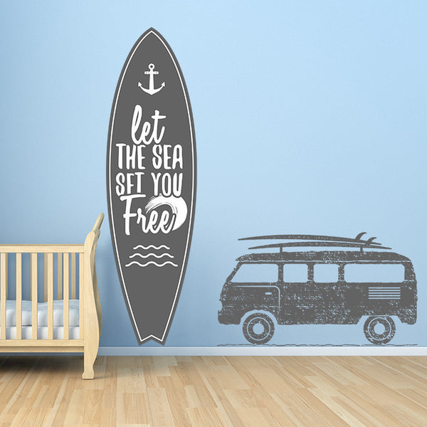 Surfs Up Set - Wall Decal