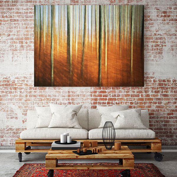 Warm Trees - Canvas Print